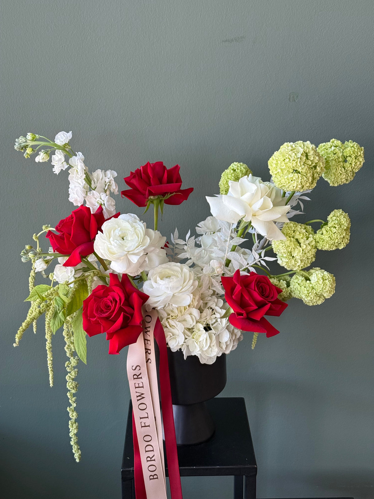 Custom Design Vase Premium Collection bouquet in Dallas