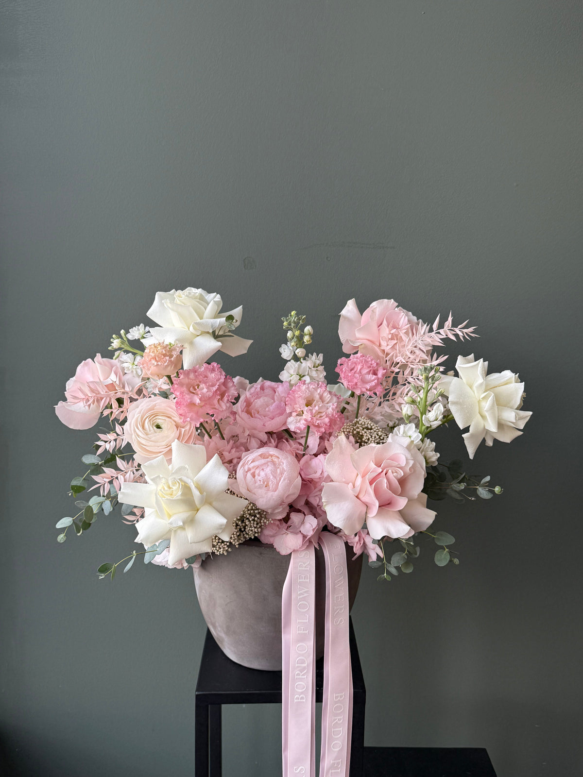 Vase Bloom Premium Collection bouquet in Dallas TX, elegant fresh flower arrangement for same-day delivery