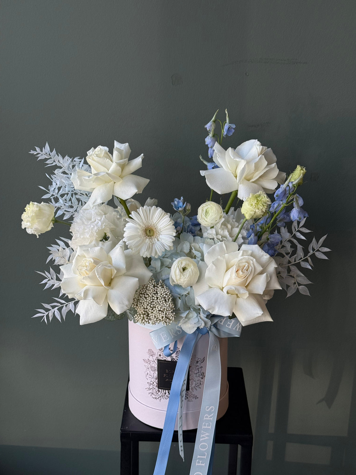 "Blue Bell" bouquet in Dallas TX, elegant fresh flower arrangement for same-day delivery