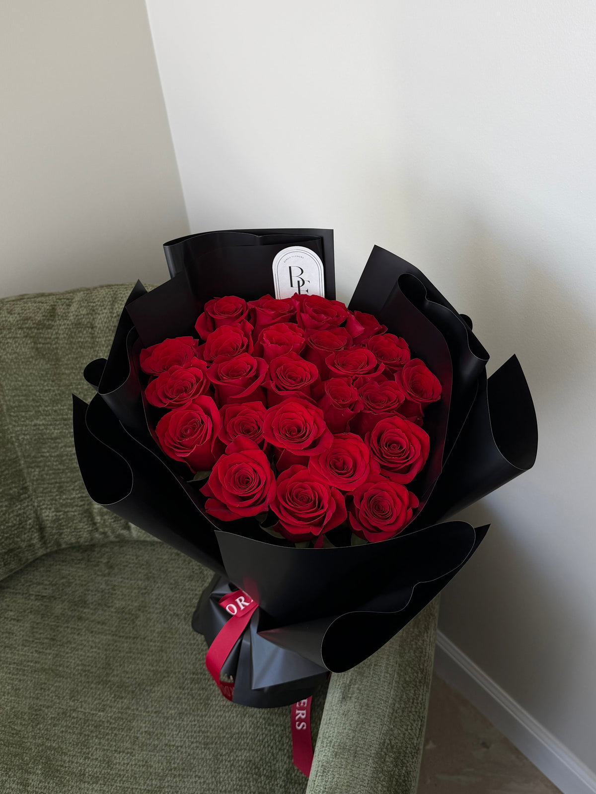 “2 Dozen of red roses”